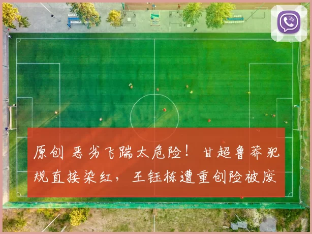 原创 恶劣飞踹太危险！甘超鲁莽犯规直接染红，王钰栋遭重创险被废，徐阳犀利点评